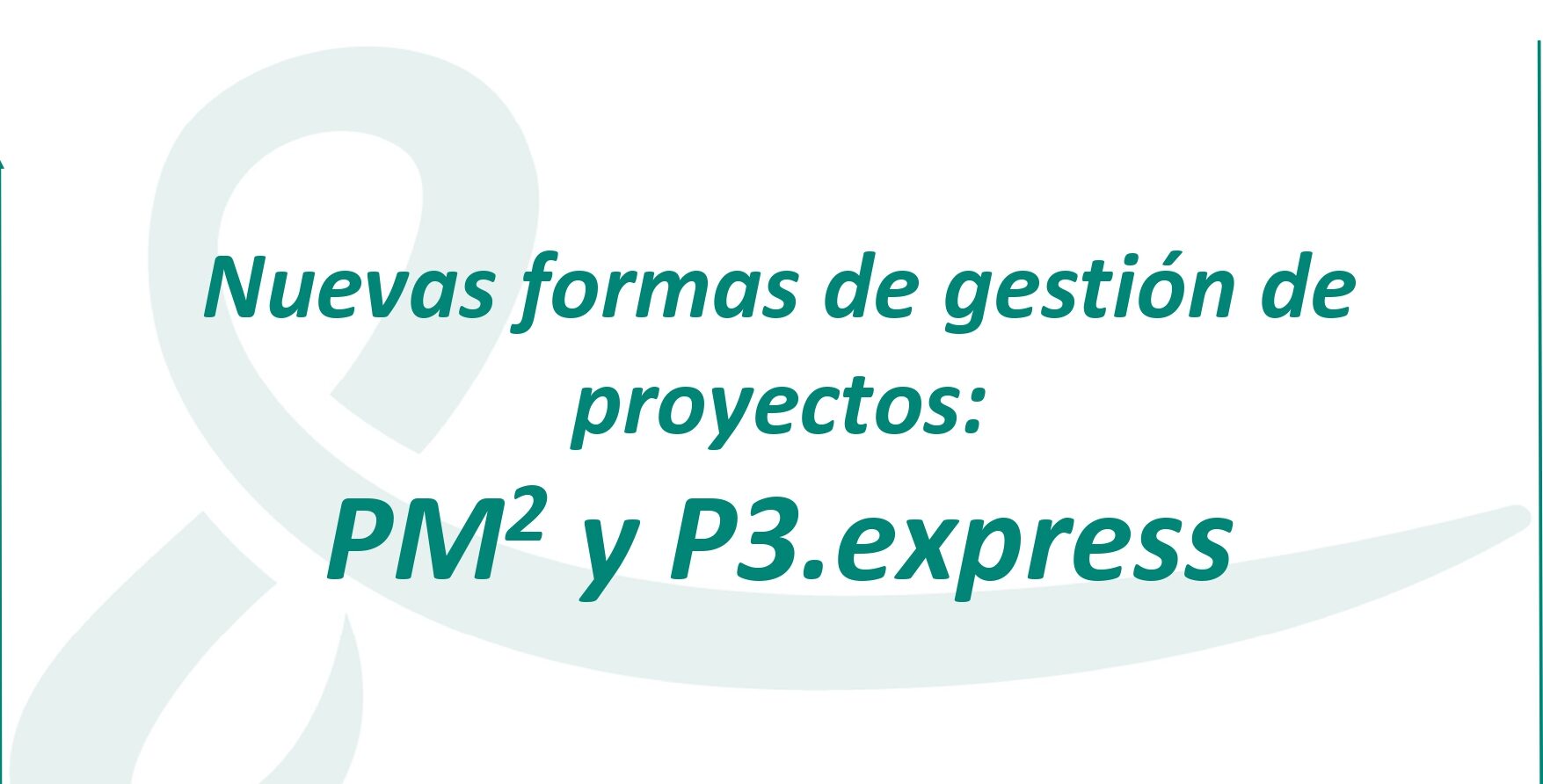 portada nuevas formas de gestion de proyectos pm2 y p3.express